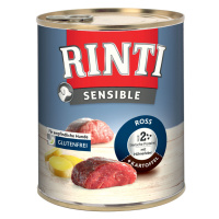 Výhodné balení RINTI Sensible 2 x 6 ks (12 x 800 g) - Koňské, kuřecí játra a brambory