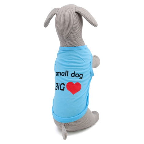 Vsepropejska Fyss letní tričko pro psa Barva: Modrá, Délka zad (cm): 25, Obvod hrudníku: 28 - 34