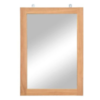 Nástěnné zrcadlo z masivního teaku 50 x 70 cm