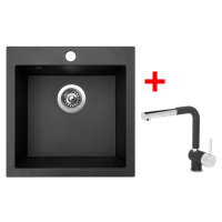 Sinks VIVA 455 Metalblack + Mix 3 P GR VIVA 455 Metalblack + Mix 3 P GR