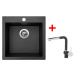 Sinks VIVA 455 Metalblack + Mix 3 P GR VIVA 455 Metalblack + Mix 3 P GR