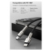 Baseus Cafule Series nabíjecí / datový kabel USB-C na Lightning PD 20W 0.25m, černá