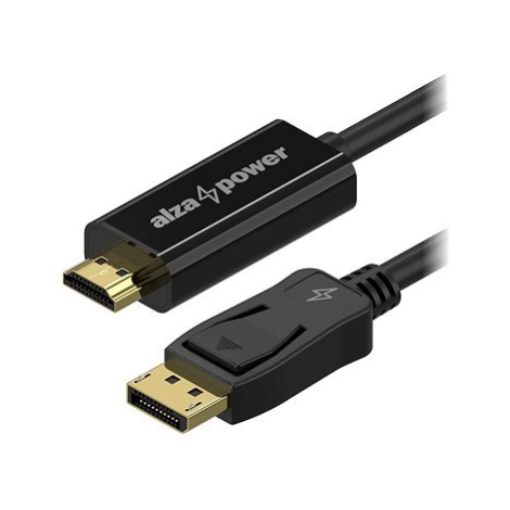 AlzaPower Core DisplayPort (M) na HDMI (M)FullHD 5m černý