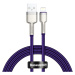 Kabel USB-Lightning Baseus Cafule, 2,4 A, 1 m (fialový)