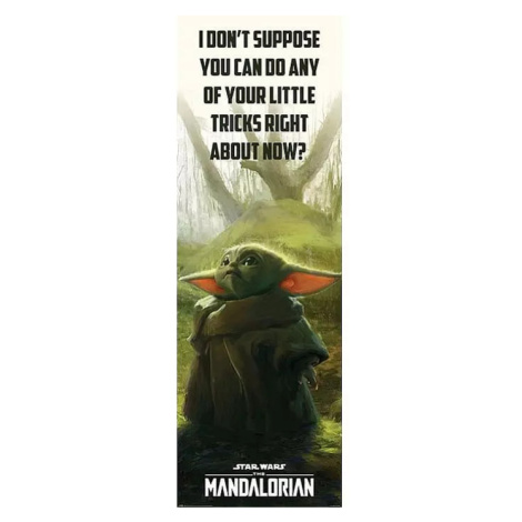 Plakát na dveře Star Wars: Mandalorian - Special Tricks Pyramid