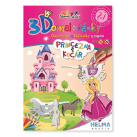 3D omalovánka A4 - Set Princezna a kočár Helma 365