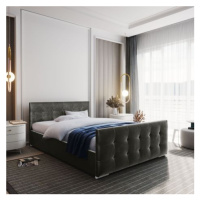 Čalouněná postel BLIND Monolith 92 160x200 cm