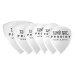 Ernie Ball Prodigy Picks 2.0 White Multipack