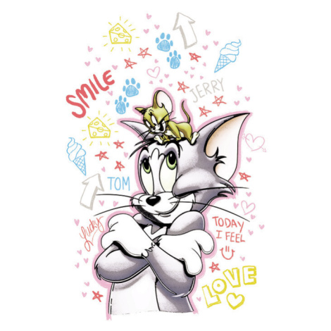 Umělecký tisk Tom a Jerry - Best Friends, (26.7 x 40 cm)