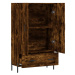 vidaXL Skříň highboard kouřový dub 69,5 x 31 x 115 cm kompozitní dřevo