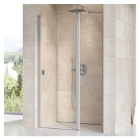 Ravak  CHROME CSD2 - 110 SATIN+TRANSPARENT, sprchové otevírací dveře 110 cm s pevným dílem, prof