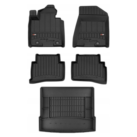 Set 3D gumové autokoberce rohož Hyundai Tucson 3 2015-2020 d bo/zn