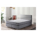 Sofahouse Designová postel Eliava 160 x 200 cm šedá