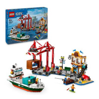 LEGO® City 60422 Přístav s nákladní lodí