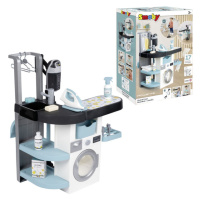 Smoby Prádelna 3v1 s žehličkou a tyčovým vysavačem Rowenta