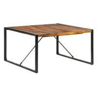 Jídelní stůl 140x140x75 cm masivní dřevo sheeshamový povrch 321574