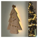 SOLIGHT 1V260 LED nástěnná dekorace vánoční stromek, 24x LED, 2x AA