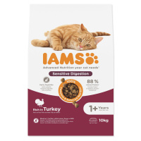 Krmivo IAMS Cat Adult Sensitive Digestion Turkey 10kg