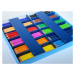 EDU3 Tříhranné pastelky K216, tuha 3 mm, 216 ks/12 barev v papírové krabici