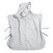 KipKep mušelínové PONCHO M Silver Grey