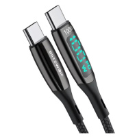 Kabel USB-C to USB-C cable BlitzWolf BW-TC23, with display, 100W, 1.8m (black)