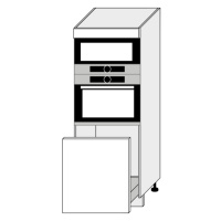 ArtExt Kuchyňská skříňka vysoká pro vestavné spotřebiče PLATINIUM | D5AM 60 154 Barva korpusu: L
