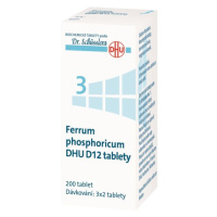 Schüsslerovy soli Ferrum phosphoricum DHU D12 200 tablet