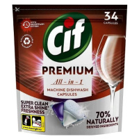 Cif Premium Clean All in 1 Regular Kapsle do myčky nádobí 34 ks