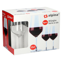 Sklenice na červené víno ALPINA 530ml 6ks