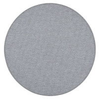 Vopi koberce Kusový koberec Nature platina kruh - 120x120 (průměr) kruh cm