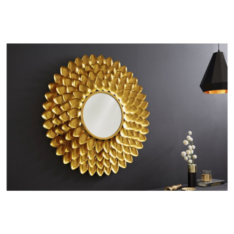 LuxD Designové nástěnné zrcadlo Lanesia 90 cm zlaté