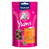 Vitakraft Cat Yums pamlsky pro kočky - Kuřecí a kočičí tráva 3 x 40 g