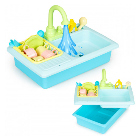 Zásobník na vodu se dřezem a kohoutkem 12 doplňků hračka pro děti