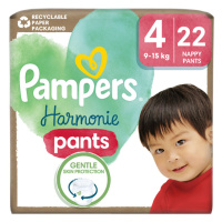 PAMPERS Kalhotky plenkové Harmonie Baby vel. 4, 22 ks, 9kg-15kg