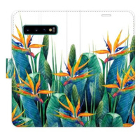 iSaprio flip pouzdro Exotic Flowers 02 pro Samsung Galaxy S10