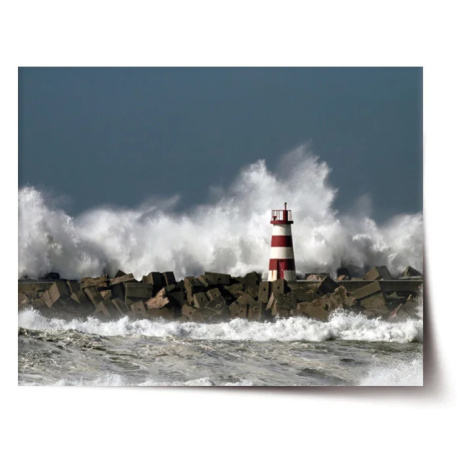 Plakát Maják ve vlnách - 60x40 cm