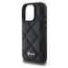 Guess PU Leather Quilted kryt pro iPhone 16 Pro Max černý