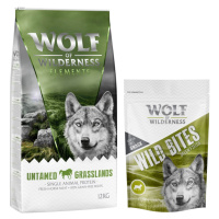 Wolf of Wilderness granule 12 kg + snack 180g zdarma! - 