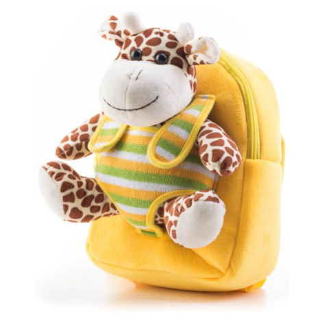 G21 75196 G21 batoh s plyšovou žirafou, žlutý