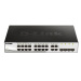 D-Link DGS-1210-16 20-port Gigabit Smart Switch, 16x GbE, 4x RJ45/SFP, fanless