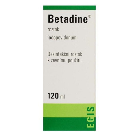 Betadine 100mg/ml kožní roztok 120ml