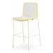 PEDRALI - Barová židle TWEET 892 bicolour DS - žlutá