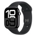 Apple Watch Series 10 46mm Cellular Klavírně černý hliník s černým sportovním řemínkem - S/M