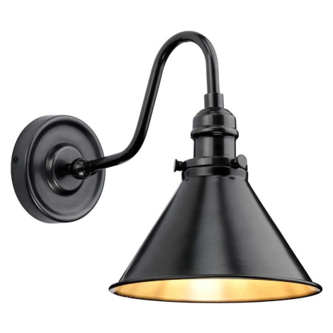 Elstead PV1-OB - Nástěnné svítidlo PROVENCE 1xE27/60W/230V černá PV1-OB