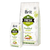 Brit Fresh Dog Duck & Millet Active Run & Work 12kg