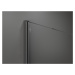 MEXEN/S Kioto Sprchová zástěna WALK-IN 80 x 200 cm, grafit 8 mm, grafit metal 800-080-101-95-40