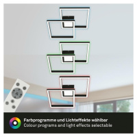 BRILONER RGB CCT LED stropní svítidlo, 59,7 cm, 44 W, 4400 lm, černá BRILO 3755-015