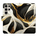 iSaprio flip pouzdro BlackGold Marble pro Samsung Galaxy S24 Ultra