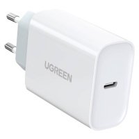 Síťová nabíječka UGREEN CD127, USB-C, PD3.0, QC4.0, 30 W (bílá)