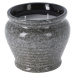 Repelentní svíčka Citronela, 12,3 x 10,5 x 12,3 cm, keramika šedá